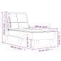 Chaiselongue Schwarz Stoff Chaiselongue Schwarz Stoff