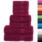vidaXL 8 tlg. Premium-Handtuch-Set SOLUND Bordeaux 600 g/m² vidaXL 8 tlg. Premium-Handtuch-Set SOLUND Bordeaux 600 g/m²