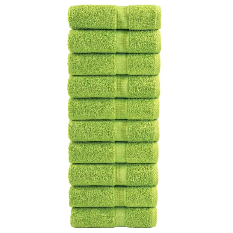 vidaXL Premium-Gästetücher SOLUND 10 Stk. Apfelgrün 30x50 cm 600 g/m² vidaXL Premium-Gästetücher SOLUND 10 Stk. Apfelgrün 30x50 cm 600 g/m²
