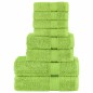 vidaXL 8 tlg. Premium-Handtuch-Set SOLUND Apfelgrün 600 g/m² vidaXL 8 tlg. Premium-Handtuch-Set SOLUND Apfelgrün 600 g/m²