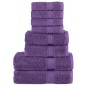 vidaXL 8 tlg. Premium-Handtuch-Set SOLUND Lila 600 g/m² vidaXL 8 tlg. Premium-Handtuch-Set SOLUND Lila 600 g/m²
