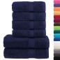 vidaXL 6 tlg. Premium-Handtuch-Set SOLUND Marineblau 600 g/m² vidaXL 6 tlg. Premium-Handtuch-Set SOLUND Marineblau 600 g/m²