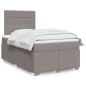 vidaXL Boxspringbett mit Matratze Taupe 120x200 cm Stoff vidaXL Boxspringbett mit Matratze Taupe 120x200 cm Stoff