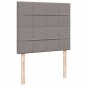 vidaXL Boxspringbett mit Matratze Taupe 120x200 cm Stoff vidaXL Boxspringbett mit Matratze Taupe 120x200 cm Stoff