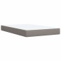 vidaXL Boxspringbett mit Matratze Taupe 120x200 cm Stoff vidaXL Boxspringbett mit Matratze Taupe 120x200 cm Stoff