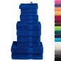 vidaXL 12 tlg. Premium-Handtuch-Set SOLUND Blau 600 g/m² vidaXL 12 tlg. Premium-Handtuch-Set SOLUND Blau 600 g/m²