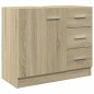 vidaXL Waschbeckenunterschrank Sonoma-Eiche 63x30x54 cm Holzwerkstoff vidaXL Waschbeckenunterschrank Sonoma-Eiche 63x30x54 cm Holzwerkstoff