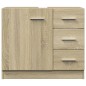 vidaXL Waschbeckenunterschrank Sonoma-Eiche 63x30x54 cm Holzwerkstoff vidaXL Waschbeckenunterschrank Sonoma-Eiche 63x30x54 cm Holzwerkstoff