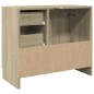 vidaXL Waschbeckenunterschrank Sonoma-Eiche 63x30x54 cm Holzwerkstoff vidaXL Waschbeckenunterschrank Sonoma-Eiche 63x30x54 cm Holzwerkstoff