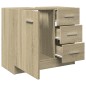 vidaXL Waschbeckenunterschrank Sonoma-Eiche 63x30x54 cm Holzwerkstoff vidaXL Waschbeckenunterschrank Sonoma-Eiche 63x30x54 cm Holzwerkstoff