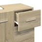 vidaXL Waschbeckenunterschrank Sonoma-Eiche 63x30x54 cm Holzwerkstoff vidaXL Waschbeckenunterschrank Sonoma-Eiche 63x30x54 cm Holzwerkstoff