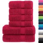vidaXL 6 tlg. Premium-Handtuch-Set SOLUND Rot 600 g/m² vidaXL 6 tlg. Premium-Handtuch-Set SOLUND Rot 600 g/m²