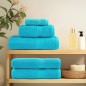 vidaXL 6 tlg. Premium-Handtuch-Set SOLUND Türkis 600 g/m² vidaXL 6 tlg. Premium-Handtuch-Set SOLUND Türkis 600 g/m²