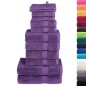 vidaXL 12 tlg. Premium-Handtuch-Set SOLUND Lila 600 g/m² vidaXL 12 tlg. Premium-Handtuch-Set SOLUND Lila 600 g/m²