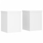 vidaXL Pflanzenständer 2 Stk. Weiß 15x15x20 cm Holzwerkstoff vidaXL Pflanzenständer 2 Stk. Weiß 15x15x20 cm Holzwerkstoff