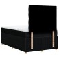 vidaXL Boxspringbett mit Matratze Schwarz 120x200 cm Stoff vidaXL Boxspringbett mit Matratze Schwarz 120x200 cm Stoff