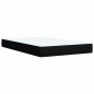 vidaXL Boxspringbett mit Matratze Schwarz 120x200 cm Stoff vidaXL Boxspringbett mit Matratze Schwarz 120x200 cm Stoff