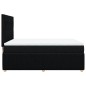 vidaXL Boxspringbett mit Matratze Schwarz 140x190 cm Stoff vidaXL Boxspringbett mit Matratze Schwarz 140x190 cm Stoff