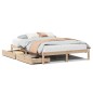 vidaXL Massivholzbett ohne Matratze 150x200 cm Kiefernholz vidaXL Massivholzbett ohne Matratze 150x200 cm Kiefernholz