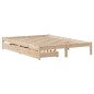 vidaXL Massivholzbett ohne Matratze 150x200 cm Kiefernholz vidaXL Massivholzbett ohne Matratze 150x200 cm Kiefernholz