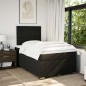 vidaXL Boxspringbett mit Matratze Schwarz 120x200 cm Stoff vidaXL Boxspringbett mit Matratze Schwarz 120x200 cm Stoff