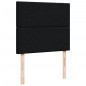 vidaXL Boxspringbett mit Matratze Schwarz 120x200 cm Stoff vidaXL Boxspringbett mit Matratze Schwarz 120x200 cm Stoff