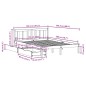 vidaXL Massivholzbett ohne Matratze Weiß 150x200 cm Kiefernholz vidaXL Massivholzbett ohne Matratze Weiß 150x200 cm Kiefernholz