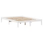 vidaXL Massivholzbett ohne Matratze Weiß 120x190 cm Kiefernholz vidaXL Massivholzbett ohne Matratze Weiß 120x190 cm Kiefernholz