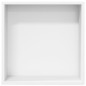 vidaXL Duschnische Mattweiß 32x32x9 cm Edelstahl vidaXL Duschnische Mattweiß 32x32x9 cm Edelstahl