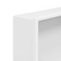 vidaXL Duschnische Mattweiß 32x32x9 cm Edelstahl vidaXL Duschnische Mattweiß 32x32x9 cm Edelstahl