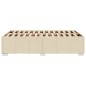 vidaXL Bettgestell Creme 120x200 cm Stoff vidaXL Bettgestell Creme 120x200 cm Stoff