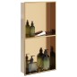 vidaXL Duschnische Golden Gebürstet 32x62x9 cm Edelstahl vidaXL Duschnische Golden Gebürstet 32x62x9 cm Edelstahl