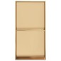 vidaXL Duschnische Golden Gebürstet 32x62x9 cm Edelstahl vidaXL Duschnische Golden Gebürstet 32x62x9 cm Edelstahl