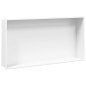 vidaXL Duschnische Mattweiß 62x32x9 cm Edelstahl vidaXL Duschnische Mattweiß 62x32x9 cm Edelstahl