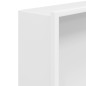 vidaXL Duschnische Mattweiß 62x32x9 cm Edelstahl vidaXL Duschnische Mattweiß 62x32x9 cm Edelstahl