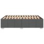 vidaXL Bettgestell ohne Matratze Dunkelgrau 160x200 cm Stoff vidaXL Bettgestell ohne Matratze Dunkelgrau 160x200 cm Stoff