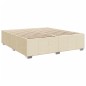 vidaXL Bettgestell ohne Matratze Creme 180x200 cm Stoff vidaXL Bettgestell ohne Matratze Creme 180x200 cm Stoff