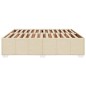 vidaXL Bettgestell ohne Matratze Creme 180x200 cm Stoff vidaXL Bettgestell ohne Matratze Creme 180x200 cm Stoff