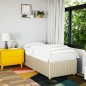 vidaXL Bettgestell Creme 80x200 cm Stoff vidaXL Bettgestell Creme 80x200 cm Stoff