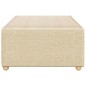 vidaXL Bettgestell Creme 80x200 cm Stoff vidaXL Bettgestell Creme 80x200 cm Stoff