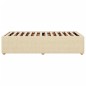 vidaXL Bettgestell Creme 80x200 cm Stoff vidaXL Bettgestell Creme 80x200 cm Stoff
