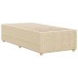 vidaXL Bettgestell Creme 80x200 cm Stoff vidaXL Bettgestell Creme 80x200 cm Stoff
