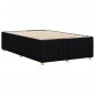 vidaXL Bettgestell ohne Matratze Schwarz 120x190 cm Stoff vidaXL Bettgestell ohne Matratze Schwarz 120x190 cm Stoff