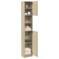 vidaXL Badezimmerschrank Sonoma-Eiche 32x25,5x190 cm Holzwerkstoff vidaXL Badezimmerschrank Sonoma-Eiche 32x25,5x190 cm Holzwerkstoff