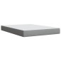 vidaXL Boxspringbett mit Matratze Hellgrau 140x190 cm Stoff vidaXL Boxspringbett mit Matratze Hellgrau 140x190 cm Stoff