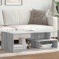 vidaXL Couchtisch Grau Sonoma 102x55x35 cm Holzwerkstoff vidaXL Couchtisch Grau Sonoma 102x55x35 cm Holzwerkstoff