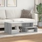 vidaXL Couchtisch Grau Sonoma 102x55x35 cm Holzwerkstoff vidaXL Couchtisch Grau Sonoma 102x55x35 cm Holzwerkstoff