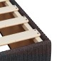 vidaXL Boxspringbett mit Matratze Dunkelbraun 160x200 cm Stoff vidaXL Boxspringbett mit Matratze Dunkelbraun 160x200 cm Stoff