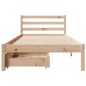 vidaXL Massivholzbett ohne Matratze 100x200 cm Kiefernholz vidaXL Massivholzbett ohne Matratze 100x200 cm Kiefernholz