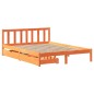 vidaXL Massivholzbett ohne Matratze Wachsbraun 120x200 cm Kiefernholz vidaXL Massivholzbett ohne Matratze Wachsbraun 120x200 cm Kiefernholz